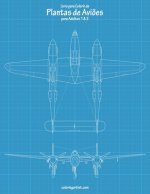 Livro para Colorir de Plantas de Avioes para Adultos 1 & 2
