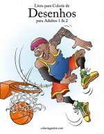 Livro para Colorir de Desenhos para Adultos 1 & 2