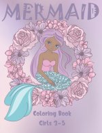 Mermaid Coloring Book Girls 3-5: Cute Nautical Themed Color, Dot to Dot, and Word Search Puzzles Provide Hours of Fun For Creative Young Children