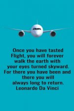 Once You Have Tasted Flight, You Will Forever Walk The Earth With Your Eyes Turned Skyward. For There You Have Been And There You Will Always Long To