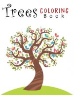 Trees Coloring Book: Creative Haven Beautiful Trees Coloring Book (Creative Haven Coloring Books) 8.5x11