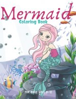 Mermaid Coloring Book For Girls Ages 8-12: Cute Nautical Themed Color, Dot to Dot, and Word Search Puzzles Provide Hours of Fun For Creative Young Chi