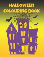 Halloween Colouring Book: Simple colouring designs for younger children for hours of spooky creative & mindful fun
