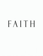 Faith: Black and White Decorative Book to Stack Together on Coffee Tables, Bookshelves and Interior Design - Add Bookish Char