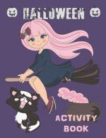 Halloween Activity Book: Coloring, Mazes, Sudoku, Learn to Draw and more for kids 4-8 yr olds