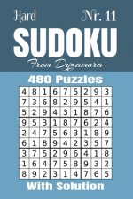 Hard Sudoku Nr.11: 480 puzzles with solution