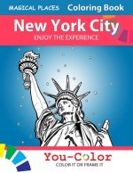 New York City Enjoy the Experience: Magical Places Coloring Book