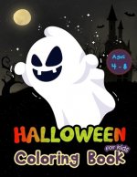 Halloween Coloring Book for Kids Ages 4-8