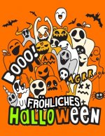 Fröhliches Halloween: Malbuch