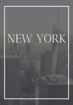 New York: A decorative book for coffee tables, end tables, bookshelves and interior design styling - Stack city books to add dec