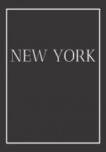 New York: A decorative book for coffee tables, end tables, bookshelves and interior design styling Stack city books to add decor