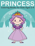 Princess Coloring Books for Kids Ages 2-4