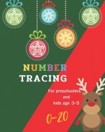 0-20 Number tracing for Preschoolers and kids Ages 3-5: Book for kindergarten.100 pages, size 8X10 inches . Tracing game and coloring pages . Lots of