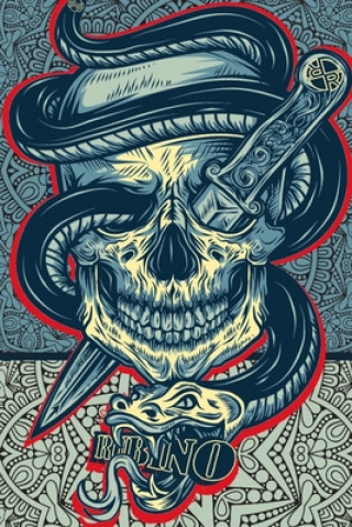 Rubino: Rubino Logo Tattoo Skull 6 X 9 150 Pages