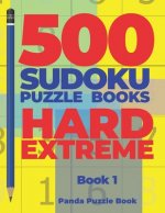 500 Sudoku Puzzle Books Hard Extreme - book 1