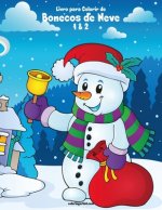 Livro para Colorir de Bonecos de Neve 1 & 2