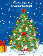 Livro para Colorir de Arvores de Natal