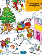 Livro para Colorir de Animais de Natal 4