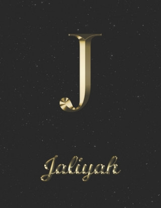 Jaliyah: 1 Year Daily Planner (12 Months) - Yellow Gold Effect Letter J Initial First Name - 2020 - 2021 - 365 Pages for Planni