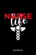 Nurse Life: a5 notebook, dotted, dot grid 120 pages