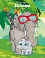 Livro para Colorir de Elefantes 1 & 2