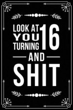 Look at You Turning 16 and Shit: Funny birthday gift for 16 year old