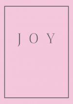 Joy: A decorative book for coffee tables, end tables, bookshelves and interior design styling - Stack home books to add dec