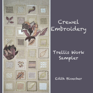 Crewel Embroidery - Trellis Work Sampler