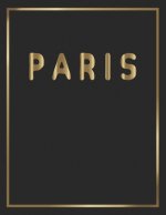 Paris: Gold and Black Decorative Book - Perfect for Coffee Tables, End Tables, Bookshelves, Interior Design & Home Staging Ad