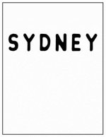 Sydney: Black and white Decorative Book - Perfect for Coffee Tables, End Tables, Bookshelves, Interior Design & Home Staging A