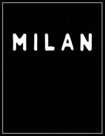 Milan: Black and white Decorative Book - Perfect for Coffee Tables, End Tables, Bookshelves, Interior Design & Home Staging A