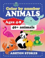 Color by number: Animals: For ages 4-8