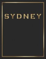 Sydney: Gold and Black Decorative Book - Perfect for Coffee Tables, End Tables, Bookshelves, Interior Design & Home Staging Ad