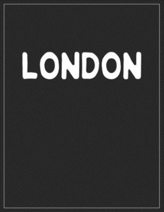 London: Black and white Decorative Book - Perfect for Coffee Tables, End Tables, Bookshelves, Interior Design & Home Staging A (Contemporary Interior