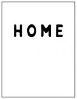 Home: Home Black and white Decorative Book - Perfect for Coffee Tables, End Tables, Bookshelves, Interior Design & Home Stag