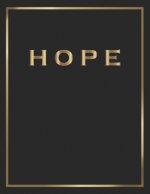 Hope: Gold and Black Decorative Book - Perfect for Coffee Tables, End Tables, Bookshelves, Interior Design & Home Staging Ad