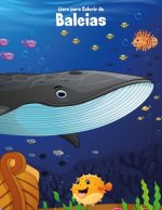 Livro para Colorir de Baleias