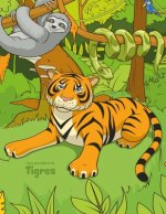 Livro para Colorir de Tigres