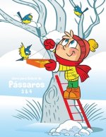 Livro para Colorir de Passaros 3 & 4