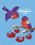 Livro para Colorir de Passaros 1, 2 & 3