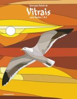 Livro para Colorir de Vitrais para Adultos 1 & 2
