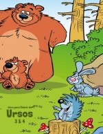 Livro para Colorir de Ursos 3 & 4
