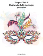 Livro para Colorir de Baile de Mascaras para Adultos