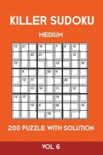 Killer Sudoku Medium 200 Puzzle WIth Solution Vol 6