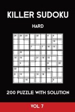 Killer Sudoku Hard 200 Puzzle With Solution Vol 7: Advanced Puzzle Book,9x9, 2 puzzles per page