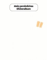 Mein persönliches Stickeralbum: Stickeralbum Frohe Weihnachten