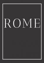 Rome: A decorative book for coffee tables, end tables, bookshelves and interior design styling - Stack Italy city books to a