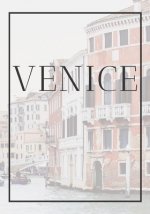 Venice: A decorative book for coffee tables, end tables, bookshelves and interior design styling - Stack Italy city books to a