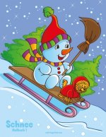Schnee Malbuch 1