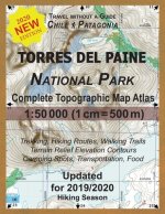 Updated Torres del Paine National Park Complete Topographic Map Atlas 1